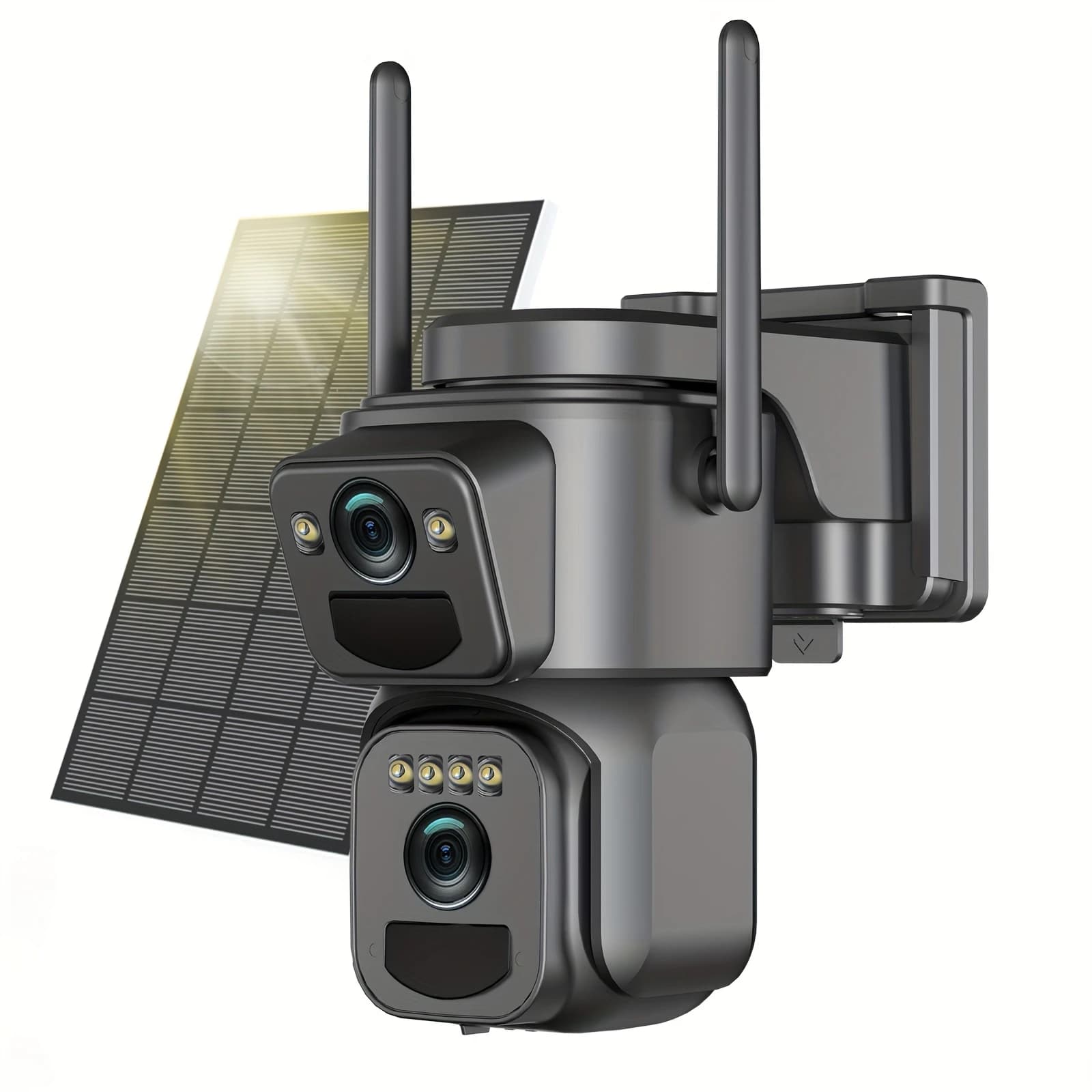 2K Solar Powered WiFi Security Camera - IP66 Waterproof