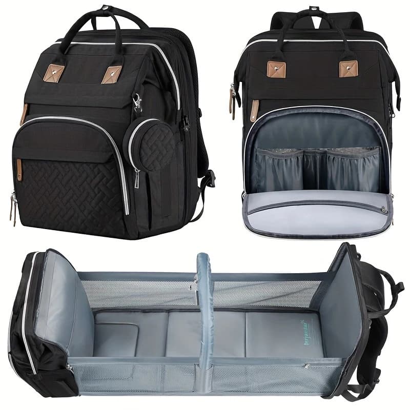 Multifunctional Diaper Bag Backpack - Large Capacity Travel Bag