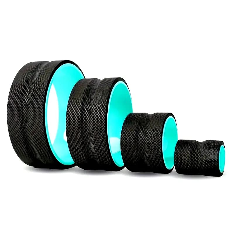Yoga Wheel Set - Back Stretch & Muscle Roller Massager